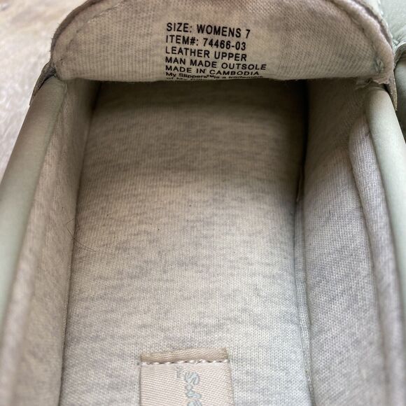 My Slippers Leather Moccasins Slip-on House Slippers 74466-03 Womens 7 - Picture 8 of 8